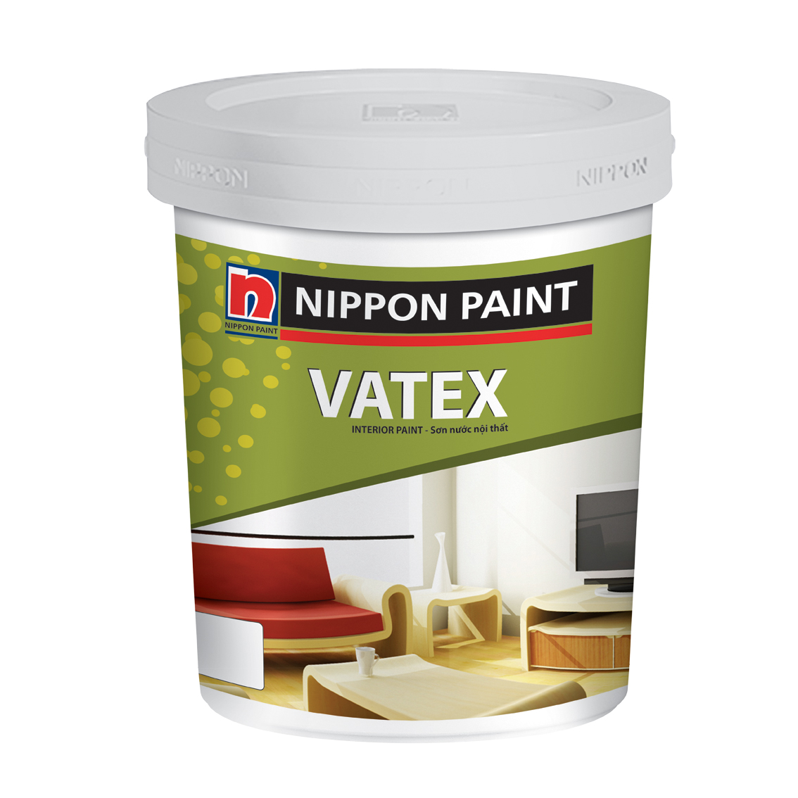 Sơn phủ nội thất Nippon Vatex các màu 17L